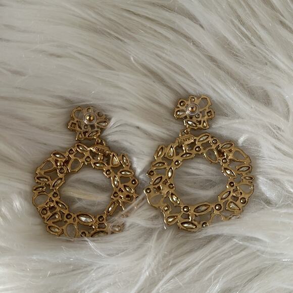 J. Crew | Colorful Floral Hoop Earrings - Picture 5 of 8